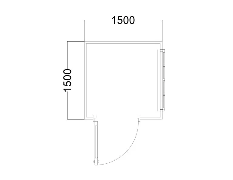كرفان 1×1 و1.20×1.20 متر